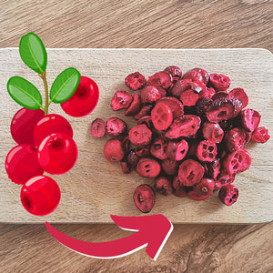 
                
                    Load image into Gallery viewer, Freeze dried cranberry pieces
                
            