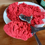Freeze dried strawberry powder